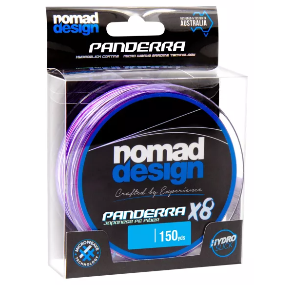 Nomad Design Panderra 8x Multi-Color Braid 40 Pound / 150 Yards