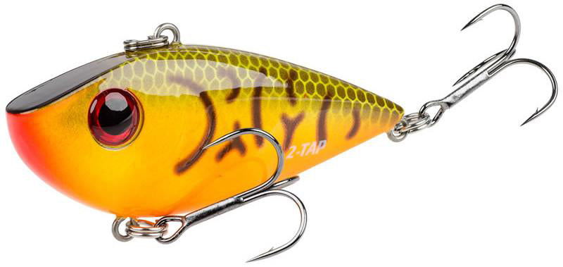 Strike King Red Eyed Shad Tungsten 2-Tap Crankbait - Blue Craw Color, Hard Bass Fishing Lure