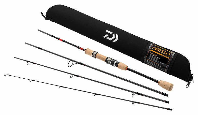 Daiwa Presso Ultralight 4-Piece Travel Spinning Rods Fishing Rod