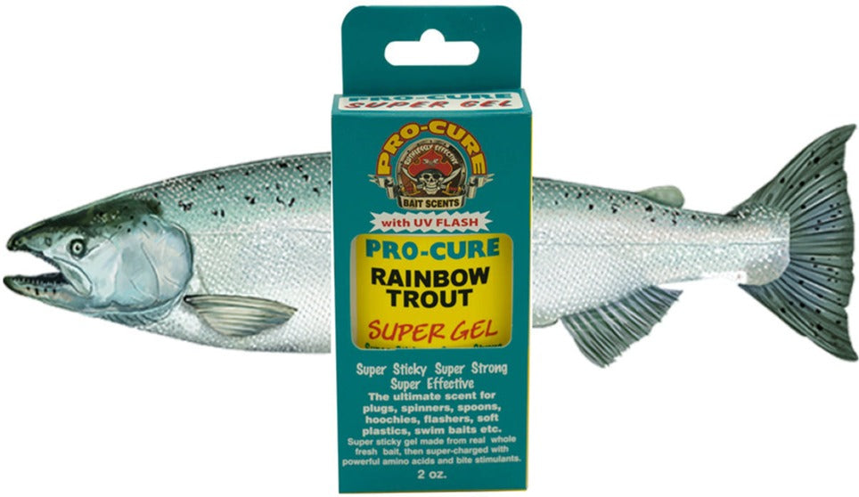  Pro-Cure Rainbow Trout Super Gel, 2 Ounce : Fishing  Attractants : Sports & Outdoors