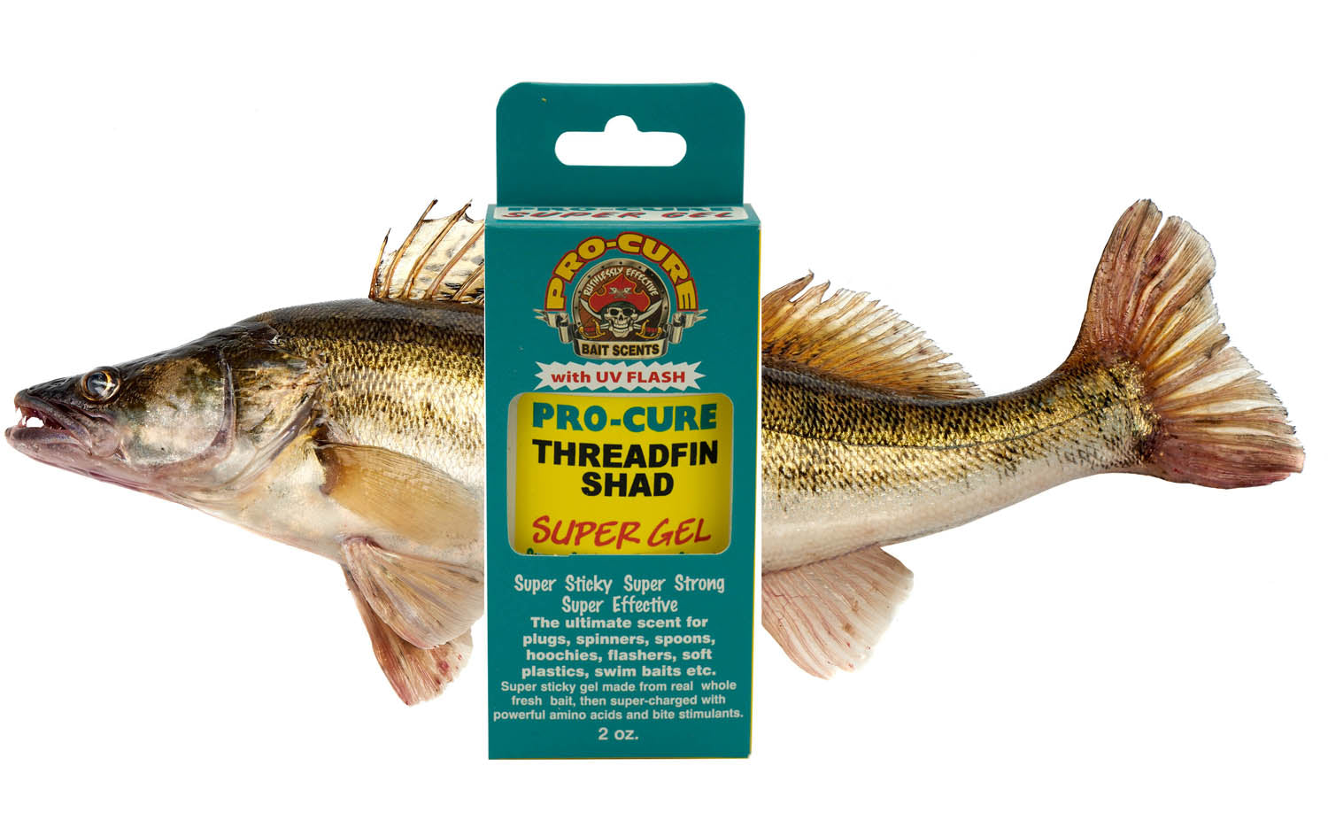 best lure for walleye fishing walmart Pro-Cure Gizzard Shad Super Gel, 2 Ounce