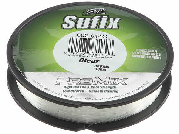Sufix Pro Mix Clear Monofilament 330 Yards — Discount Tackle