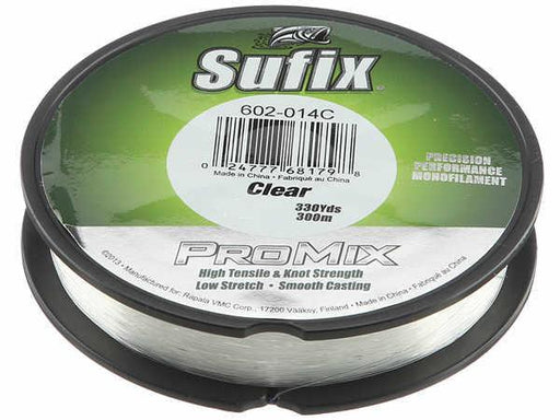 Sufix Pro Mix Clear Monofilament 330 Yards 4 LB