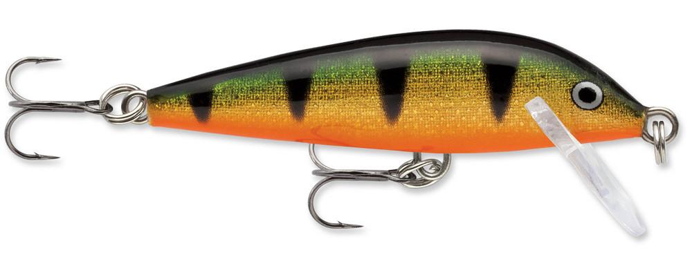 cabela's tackle rapala cd7 fishing lures CountDown 07 Fire Minnow Features super sharp VMC black nickel treble hooks. Vintage Rapala Countdown CD7 (Finland),