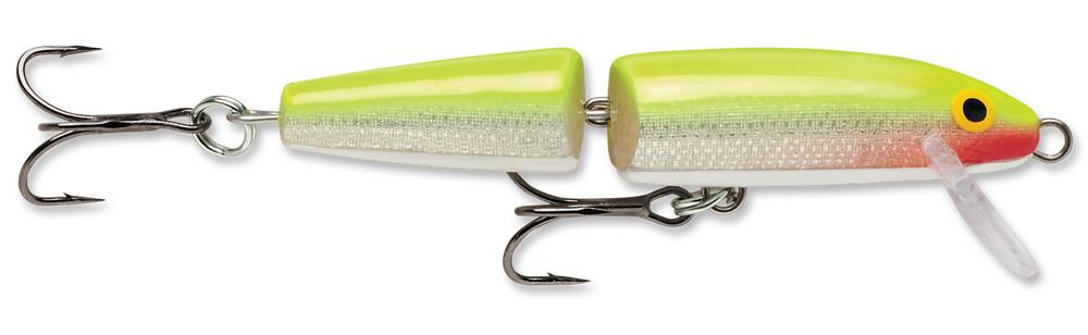 Rapala Jointed Minnow - J11 - Silver/Fluorescent Chartreuse