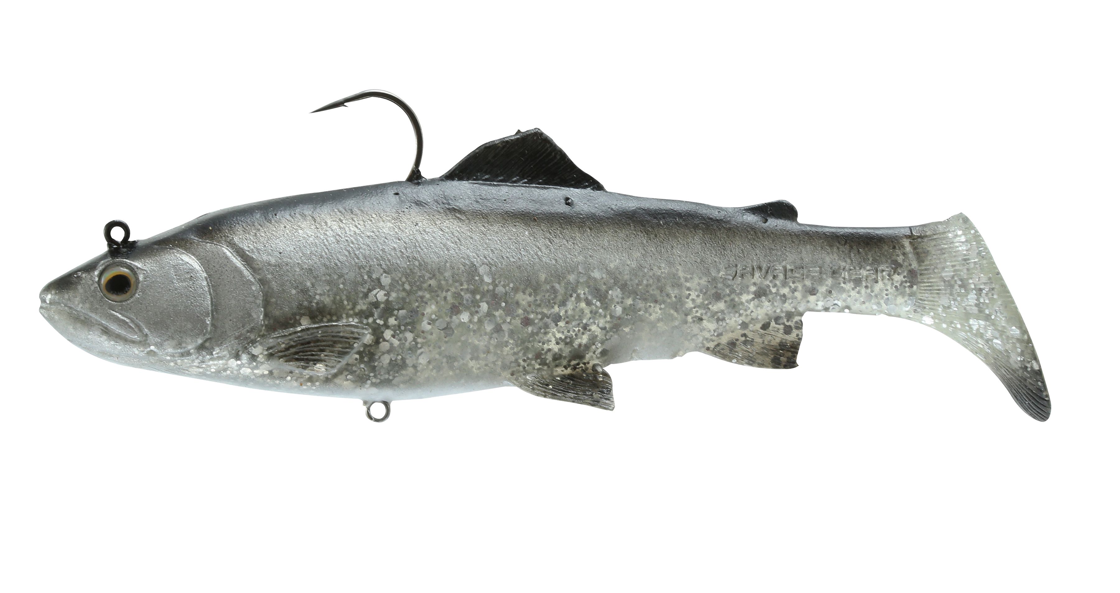 Savage Gear 3D Real Trout 7 Sinking Swimbait, 2 2/3 oz, Dirty Silver