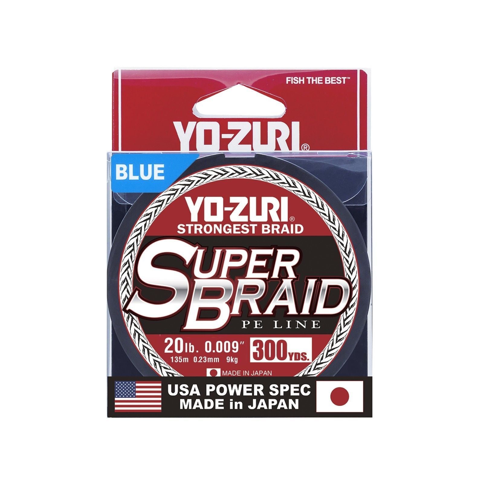 Yo-Zuri Super Braid 20lb / Blue / 300 Yards