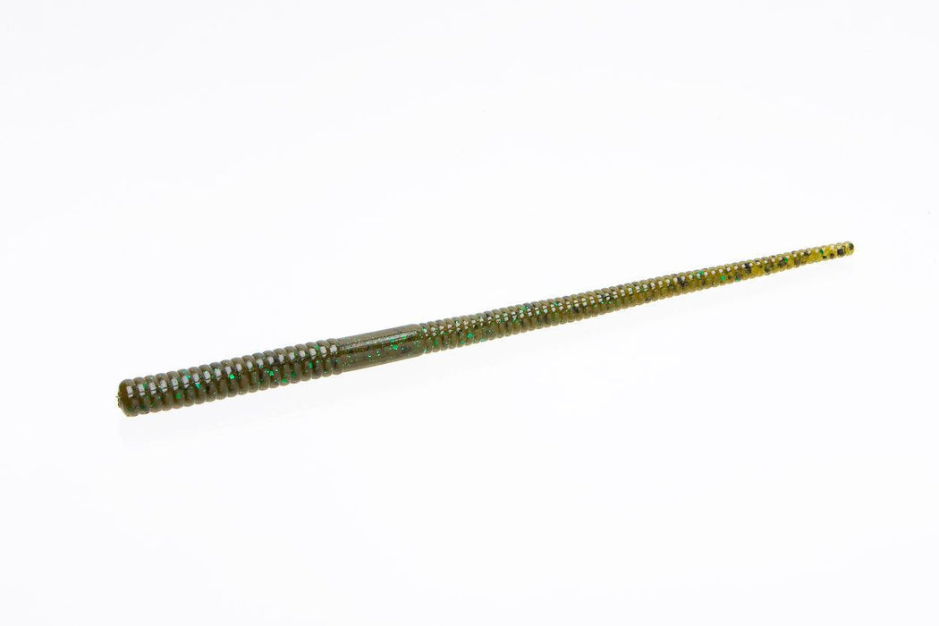 Zoom Magnum Shakey Head Finesse Worm 7 Inch 15 Pack Green Pumpkin —  Discount Tackle