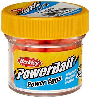 BERKLEY PowerBait Garlic Scented Power Eggs Floating Clear Silver