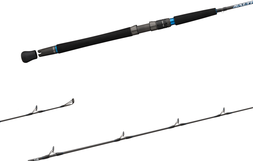Daiwa Saltiga Jigging Series Conventional Casting Rods — Discount