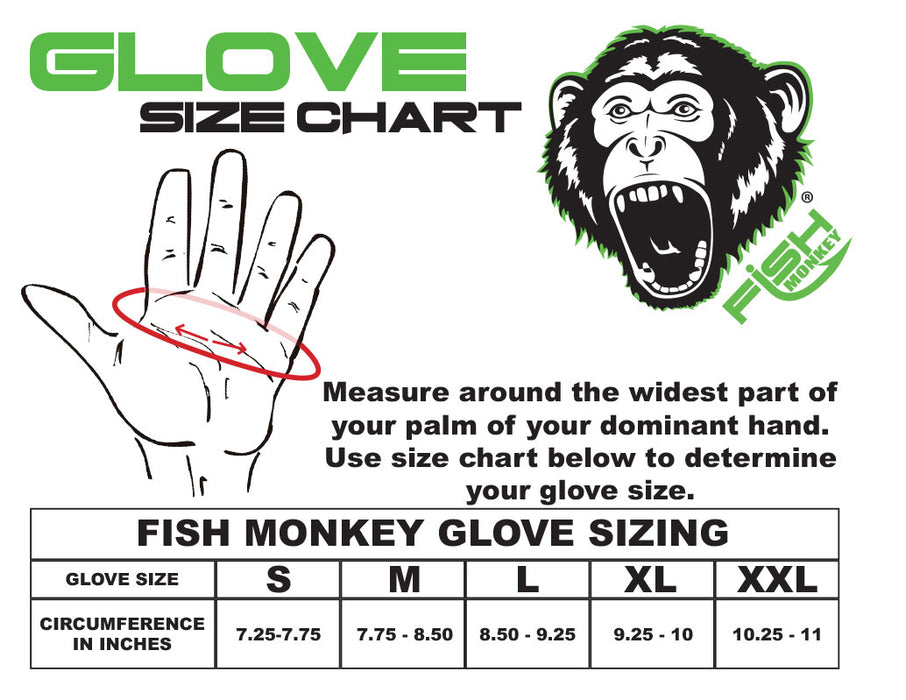 Fish Monkey FM38 Stealth Dry Tec Gloves XL