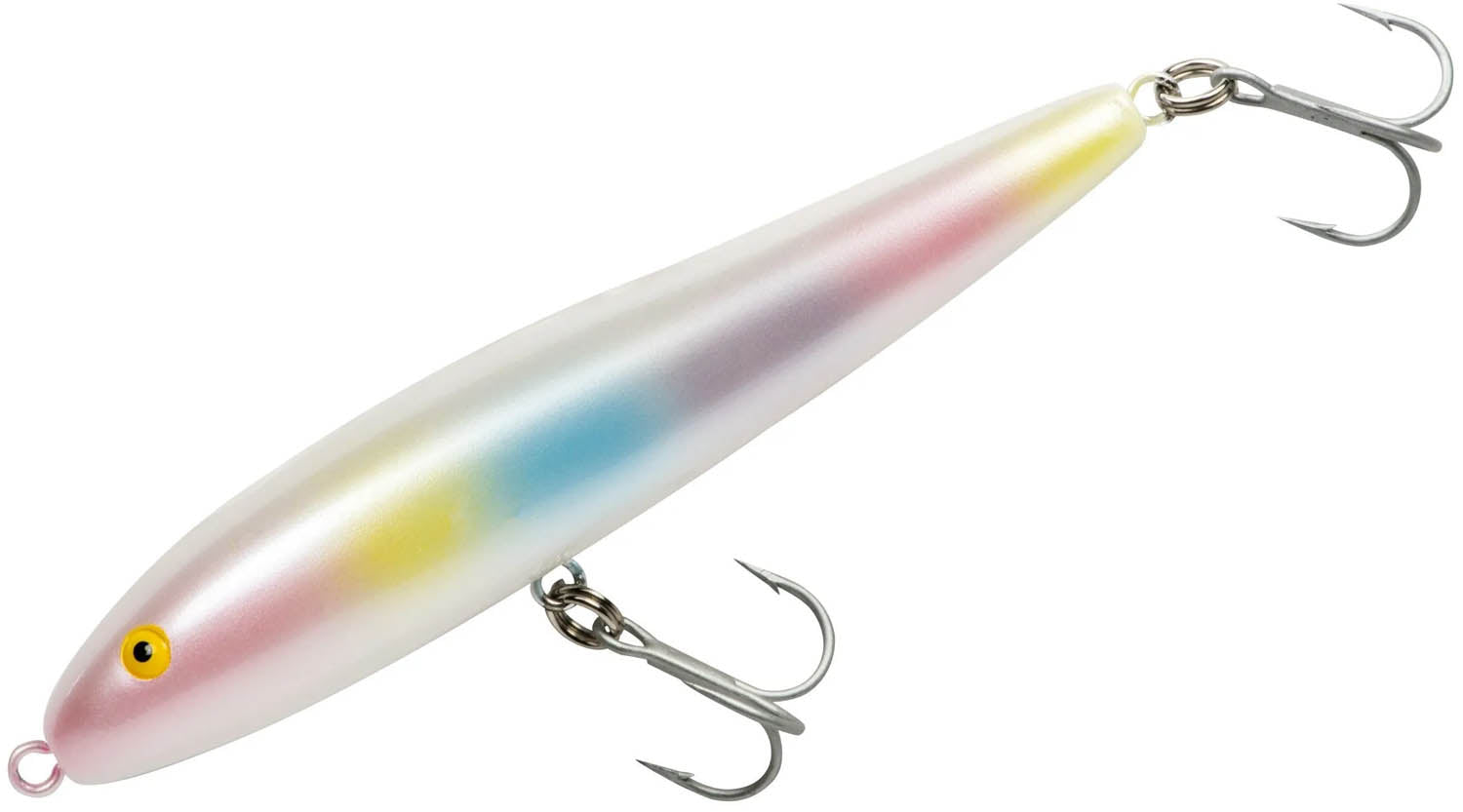 Rebel Jumpin Minnow 4 1/2 Mother of Pearl