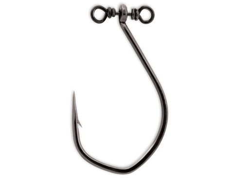FANATIK Fishing Hooks SPORT S-59 size 10, 8, 6, 4, 2 Offset Jig Hook for  Soft Baits Lures (Black, 16mm - #10-7pcs) : : Sports & Outdoors