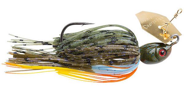 chatter bug fishing lure Z-Man Project Z ChatterBait 1 oz Black Blue